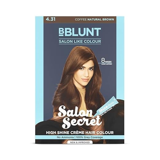 BBLUNT SALON COLOUR COFFEE NATURAL BROWN 4.31